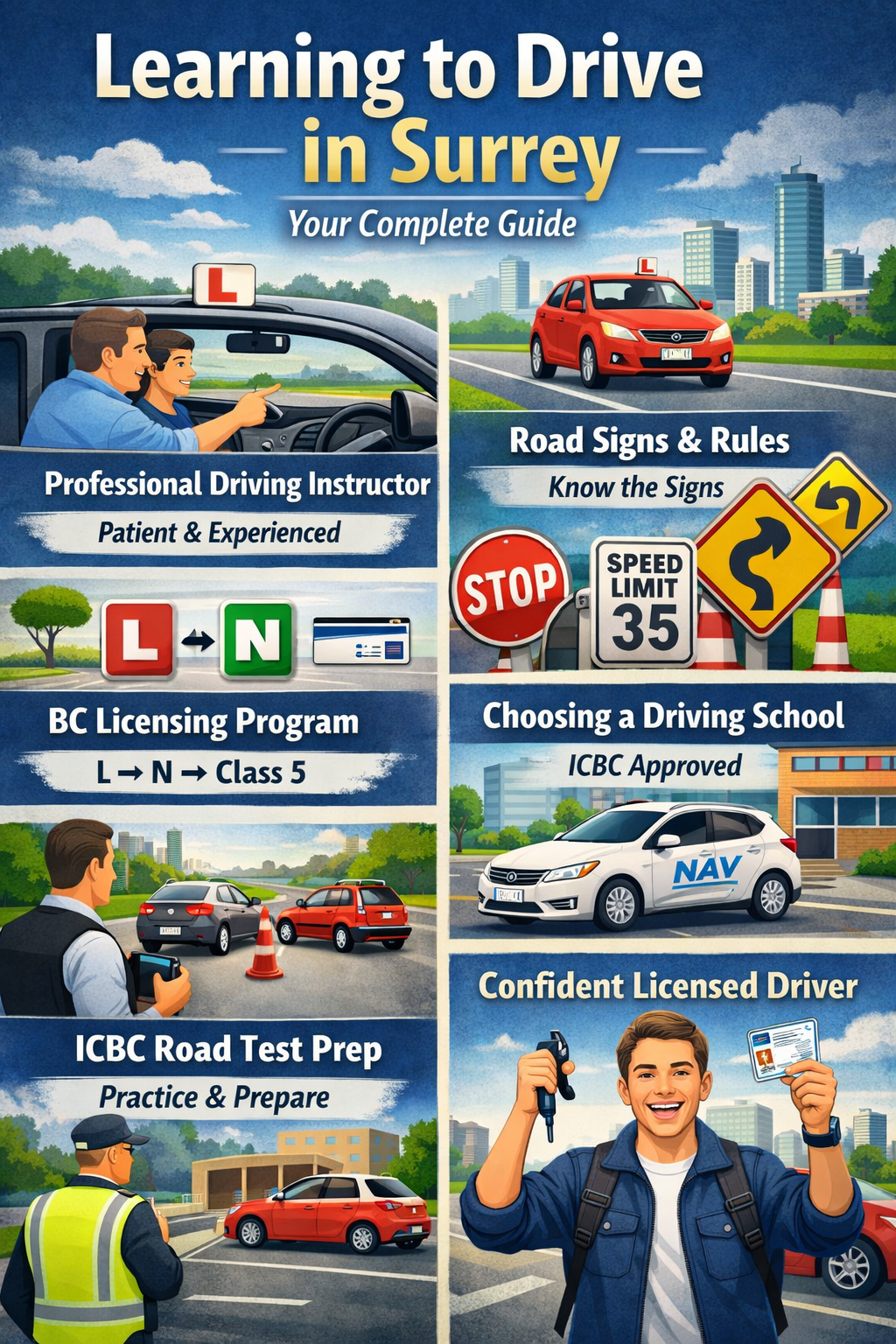 Choosing a Driving Instructor in Surrey Your Guide to Success